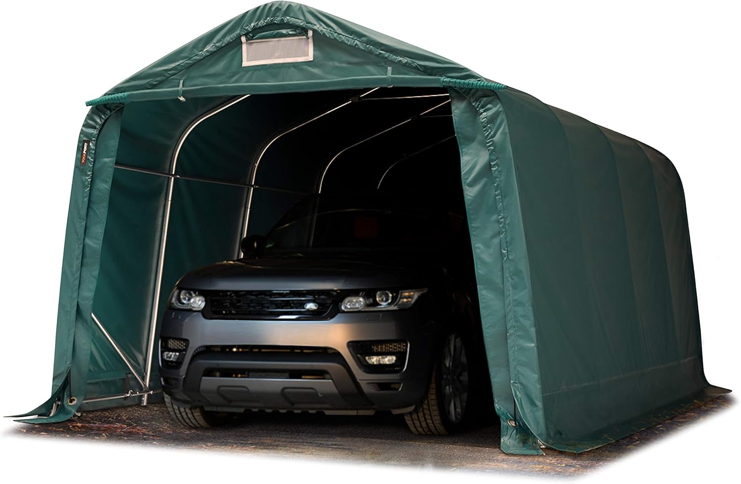 Garagenzelt Carport 3,3 x 4,8 m 2300 PRIMEtex-Plane Unterstand Lagerzelt dunkelgrün