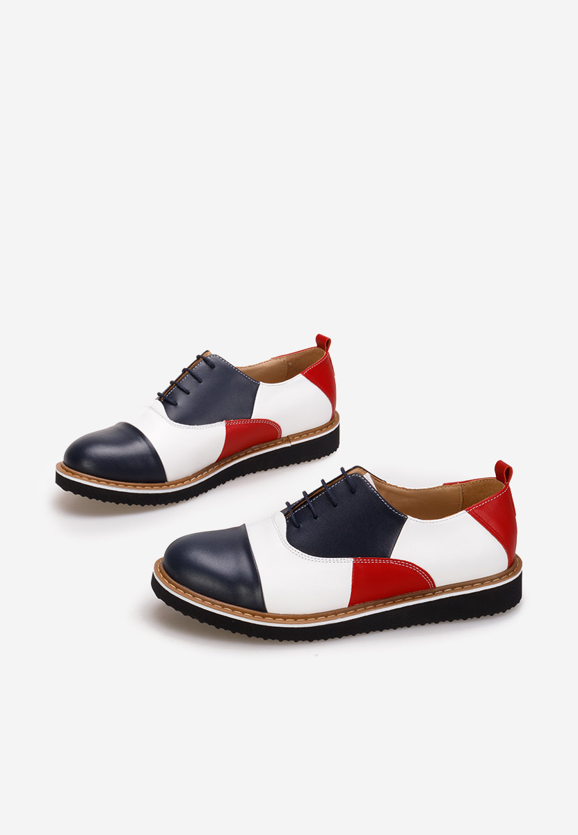Chaussures derby en cuir multicolores Seina V2