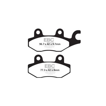Plaquettes de freins EBC Organique arrière