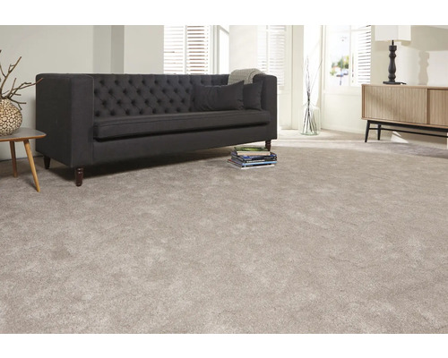 Velours tapijt Derby beige FB92 400 cm breed (per meter verkocht)