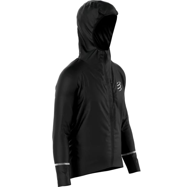 Veste trail COMPRESSPORT THUNDERSTORM WATERPROOF 25/75 JACKET BLACK