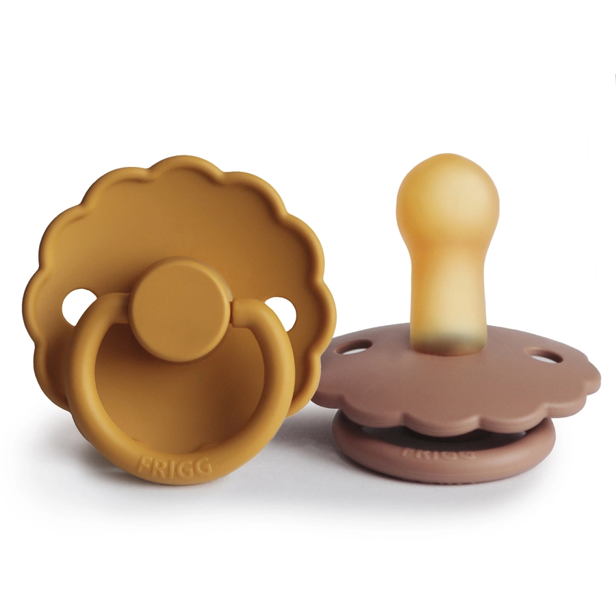 FRIGG Schnuller Daisy Honey GoldRose Gold 6-18 Monate