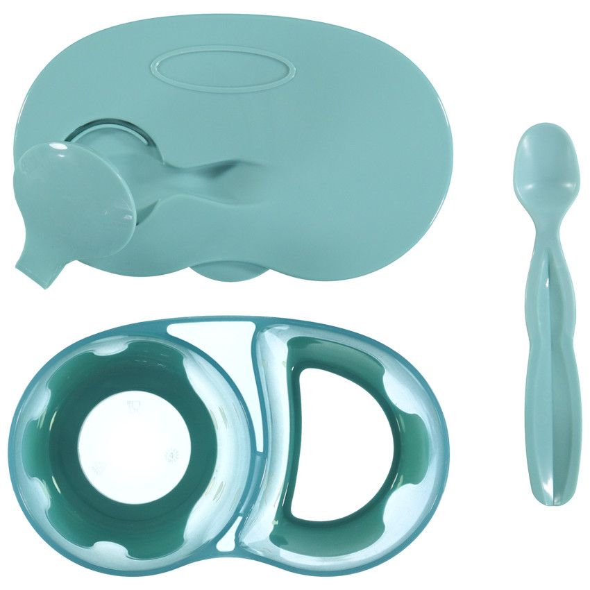 Set repas de promenade Mix'N'Match bleu