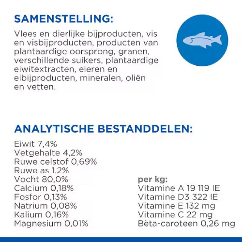 Hill's Science Plan Mature Adult Natvoer Kat 12 x 85 gram  | Vis | 15554.1