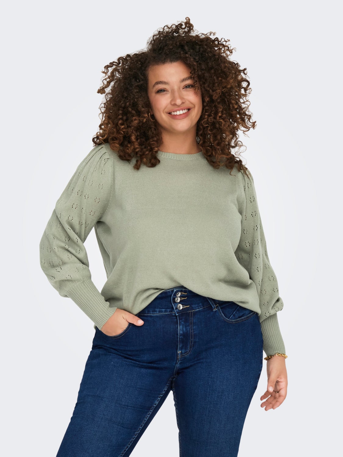 CARMIRLA Strickpullover Seagrass