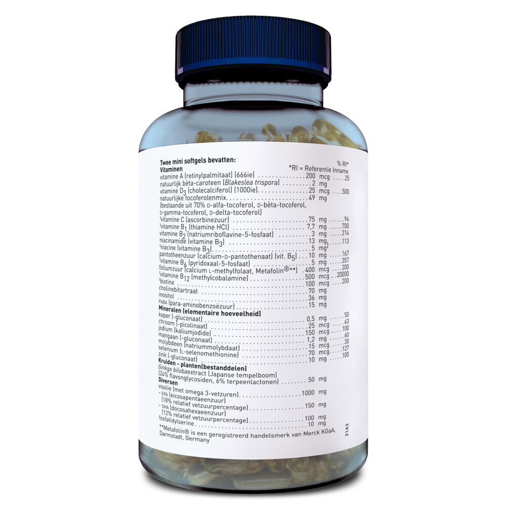Orthica Multi 65+ 120 softgels
