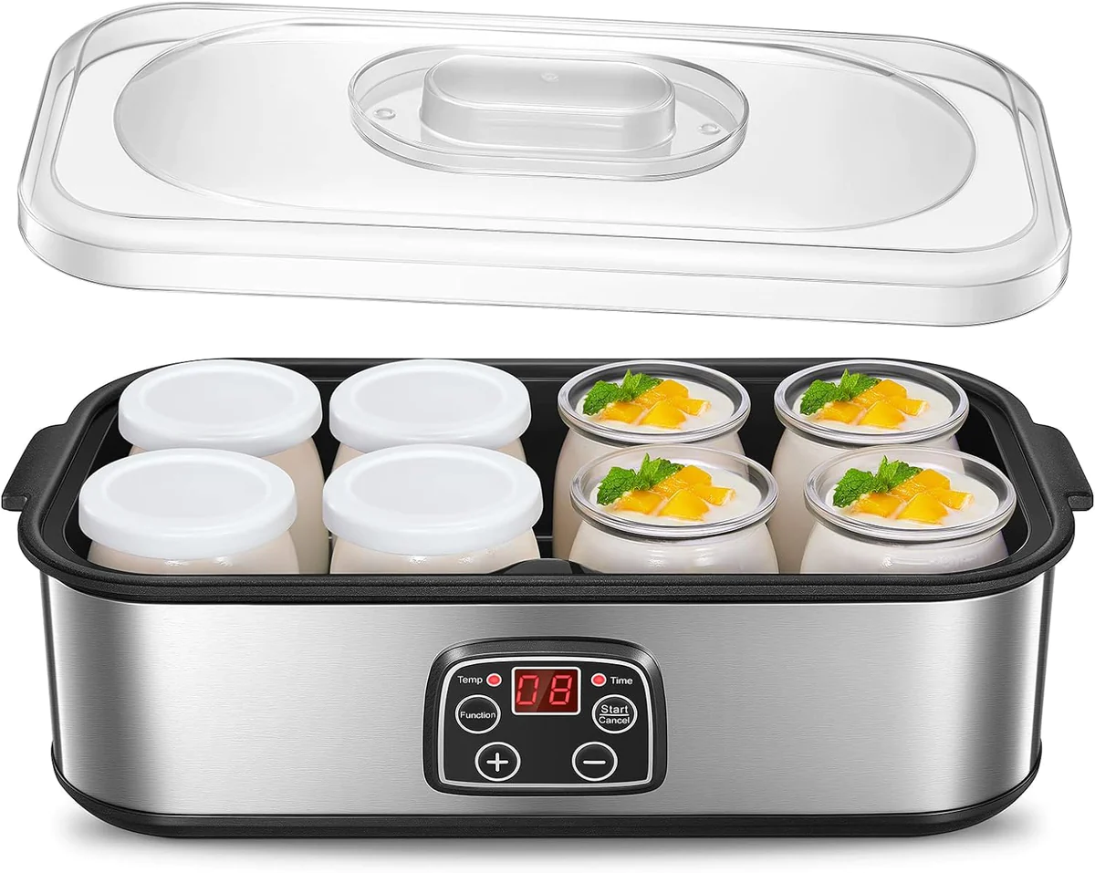 Yaourtière de 8 Pots 30W gris Vendos85