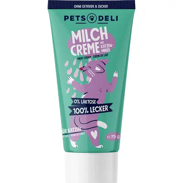Milchcreme mit Katzenminze für Katzen