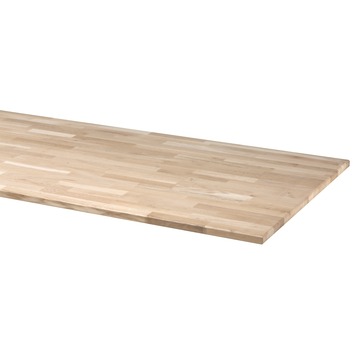 CanDo massief werkblad eiken 200x80 cm 26 mm
