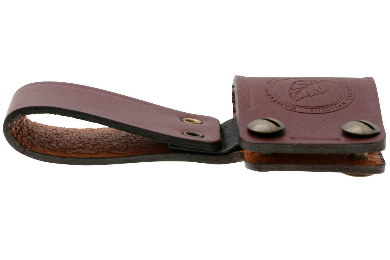 Casström Belt Hanger 13058 Cognac Short, riemlus voor kydex schedes
