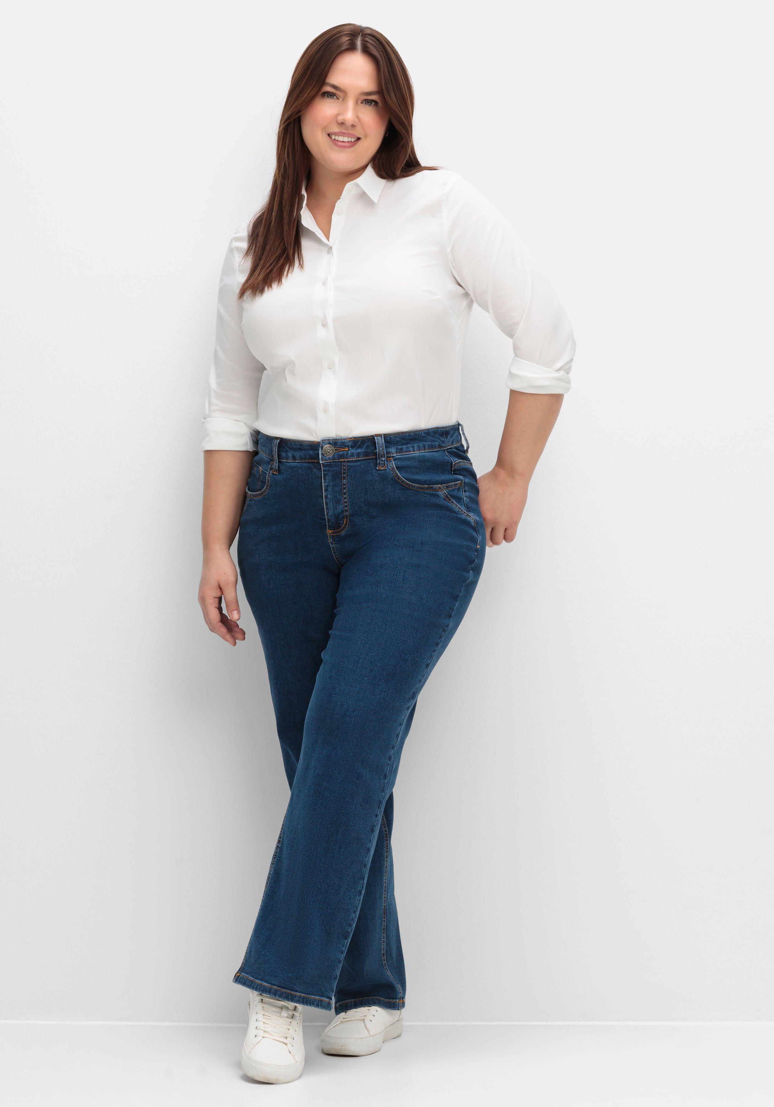 Weite Jeans in Curvy-Schnitt ELLA
