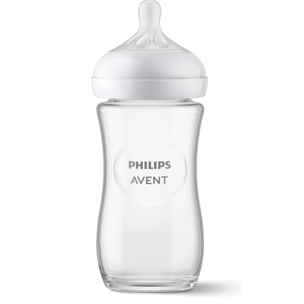 Philips Avent Glazen Babyfles Natural Response 0+ mnd240 ml