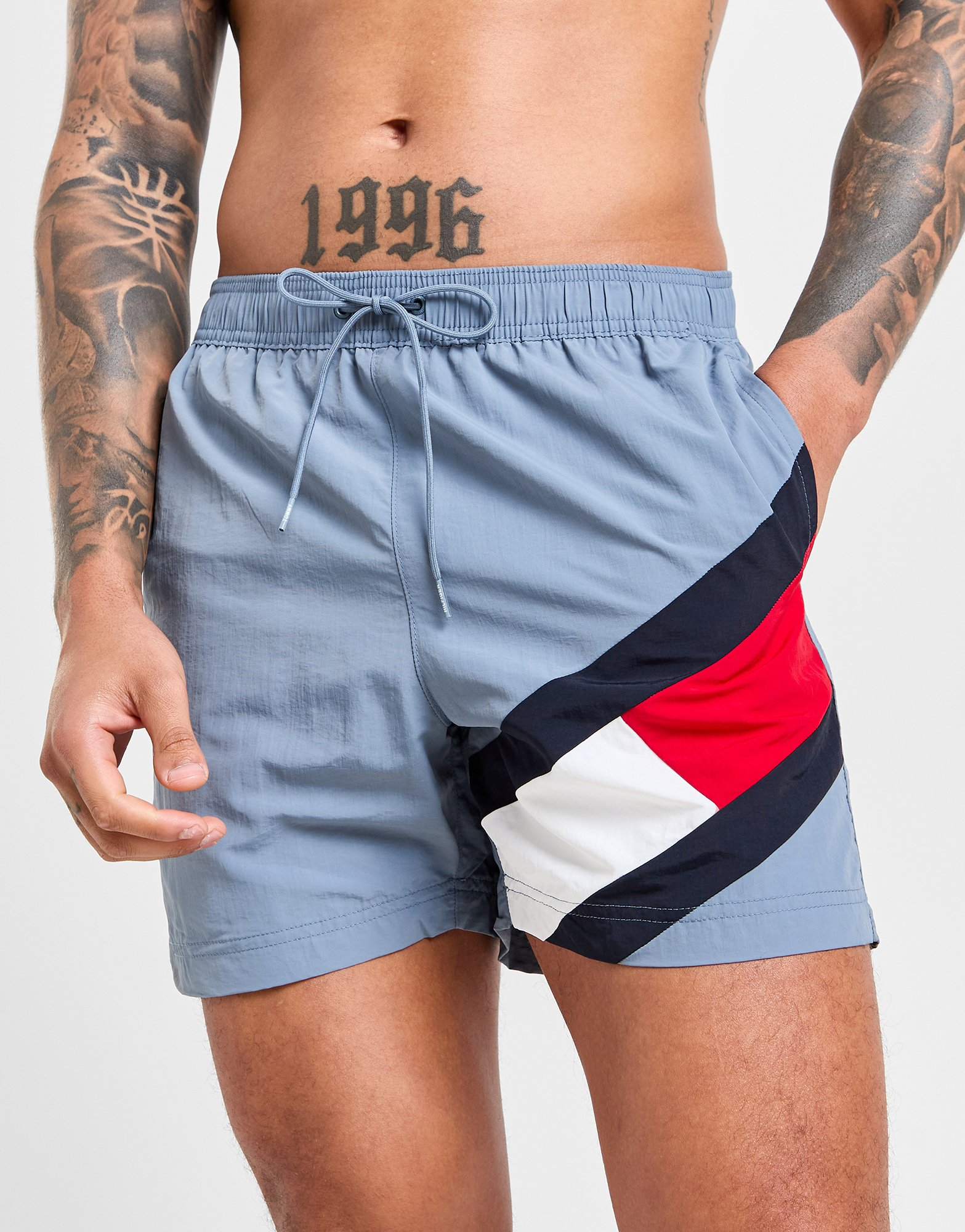 Tommy Hilfiger Short de bain Oversize Flag Homme