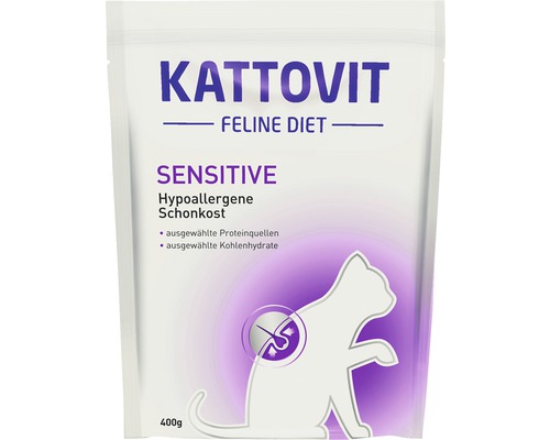 Kattovit Sensitive droogvoer voor katten 400g