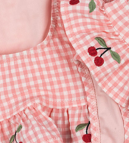 Konges Sløjd Bademode - Soline Bikini - Geranie Pink m. Karos