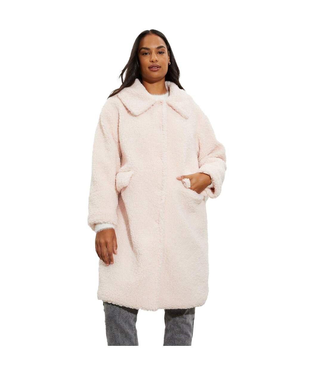 Dorothy Perkins - Manteau TEDDY - Femme (Rose) - UTDP183