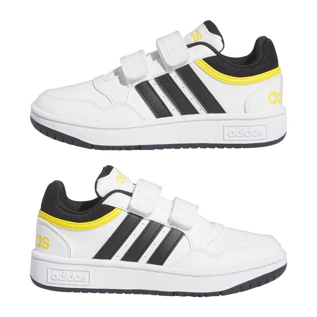 adidas Hoops 3.0 sneakers wit/zwart