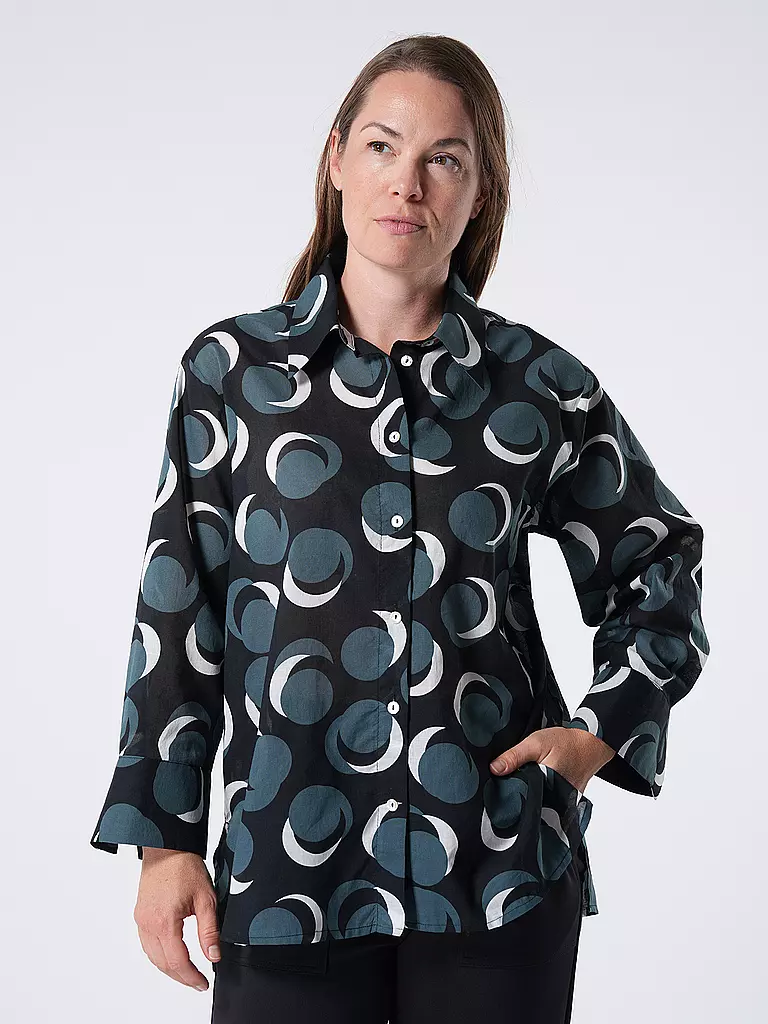 OPUS Bluse FUMINA CITY petrol