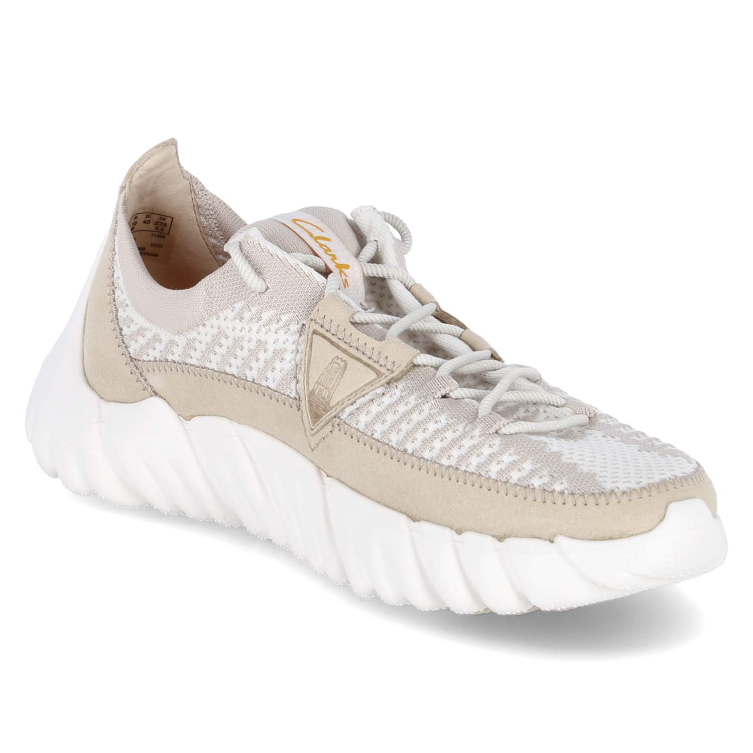 Clarks Halbschuhe NATURE 360 - white combi