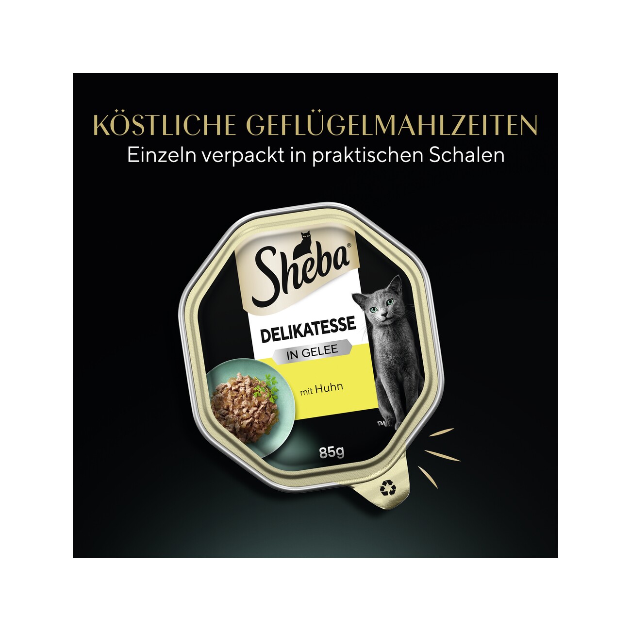 Sheba Delikatesse in Gelee 22x85g Huhn
