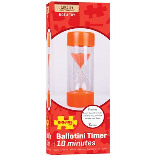 Bigjigs ballotini zandloper 10 minuten