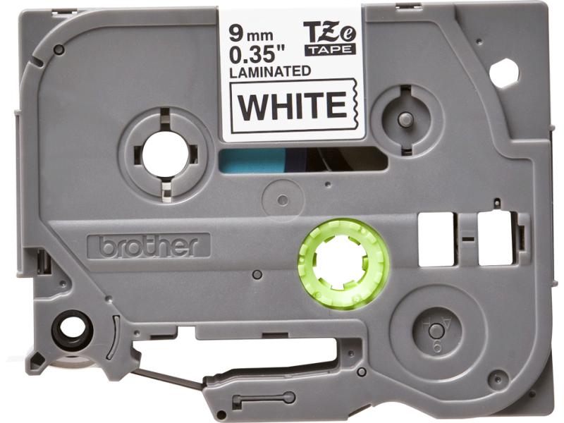 Brother Beschriftungsband TZe-221 Schwarz auf Weiss 9 mm-Beschriftungsband für Etikettendrucker