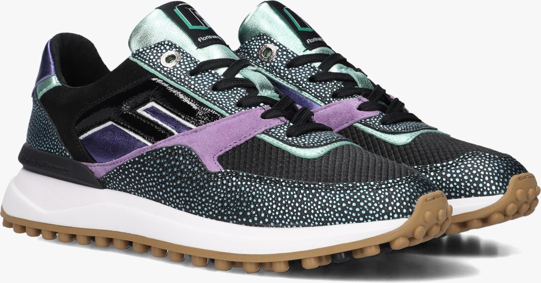 zwarte floris van bommel lage sneakers sfw-10128 noppi