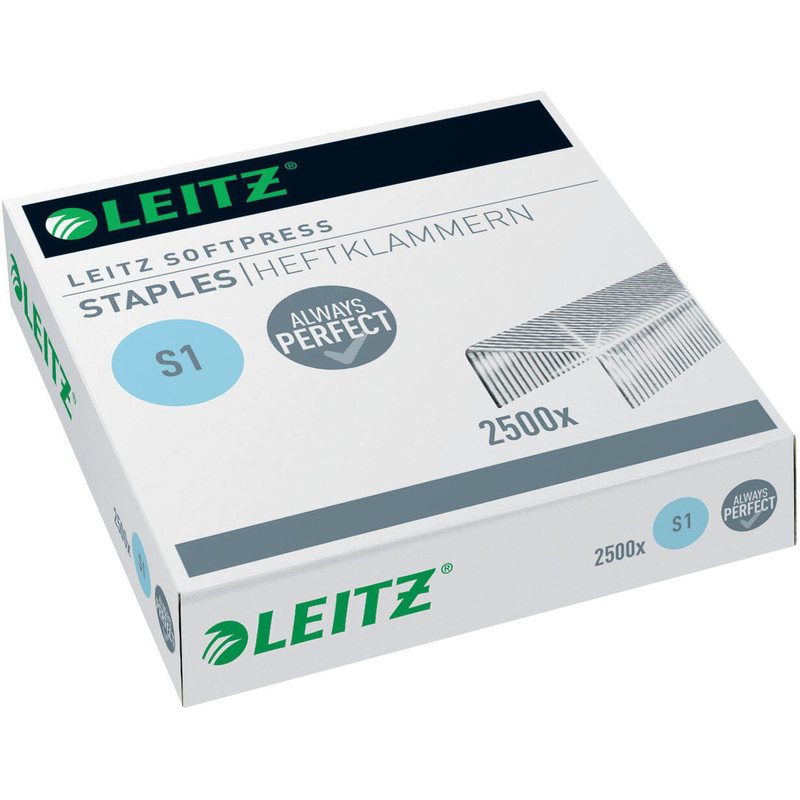 Leitz Heftklammern Softpress S1, 2500 Stück