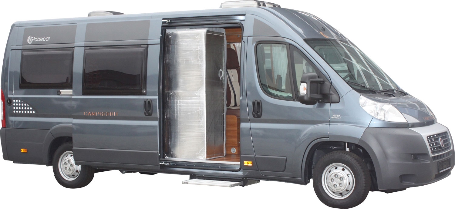 Thermovorhang Schiebetür Hellgrau - Fiat Ducato X250/290, Peugeot Boxer / Jumper