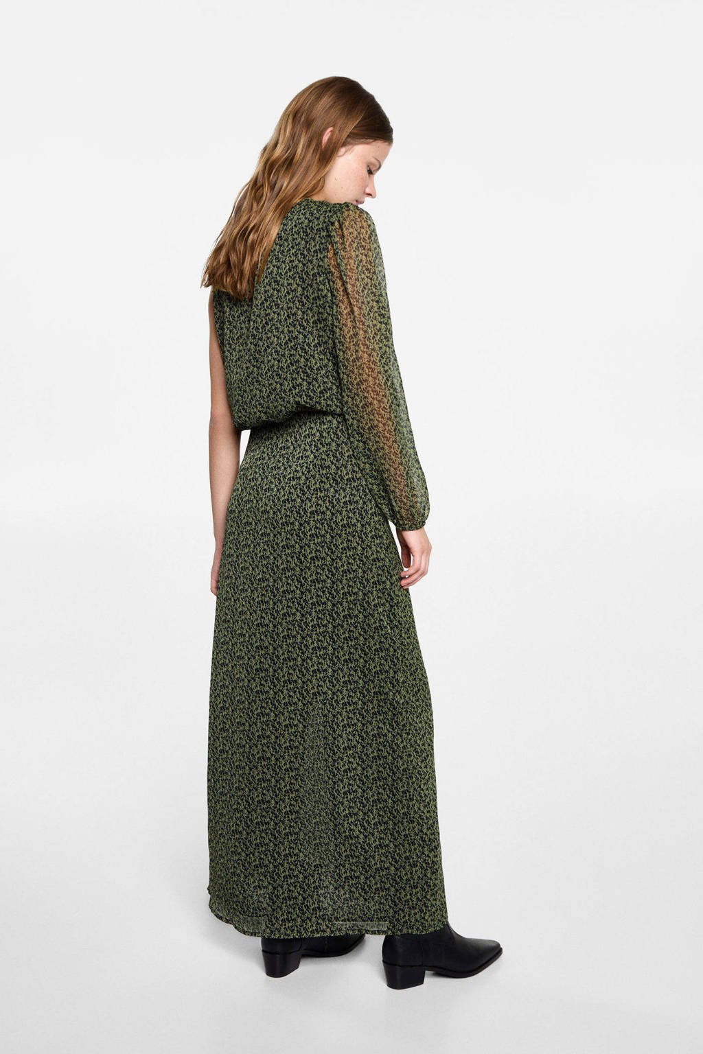 MANGO TEEN maxi rok groen