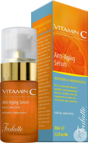 Arganicare Sérum Anti-Âge Visage À La Vitamine C Flacon-Pompe 30ml