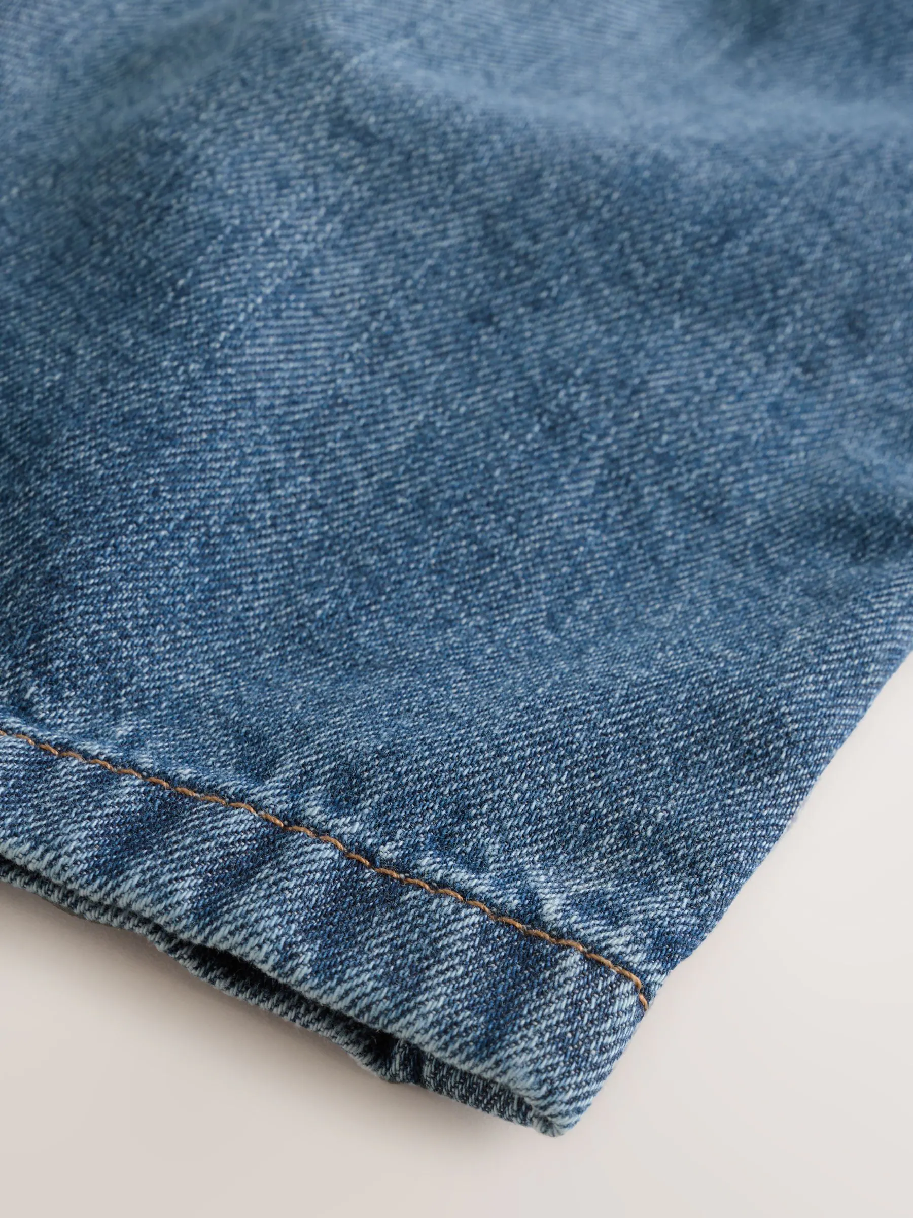 Middenblauw denim - Instapshort (3-16jr)