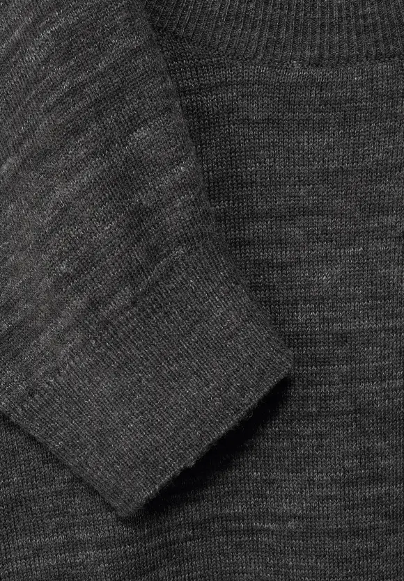 Basic Strickpullover - Black