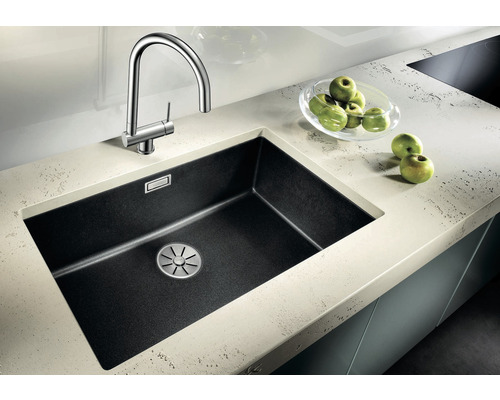 Blanco SUBLINE 700-U spoelbak, 730 x 460 mm, zwart, 526001
