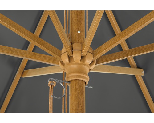 Schneider Malaga parasol Ø 300 cm antraciet