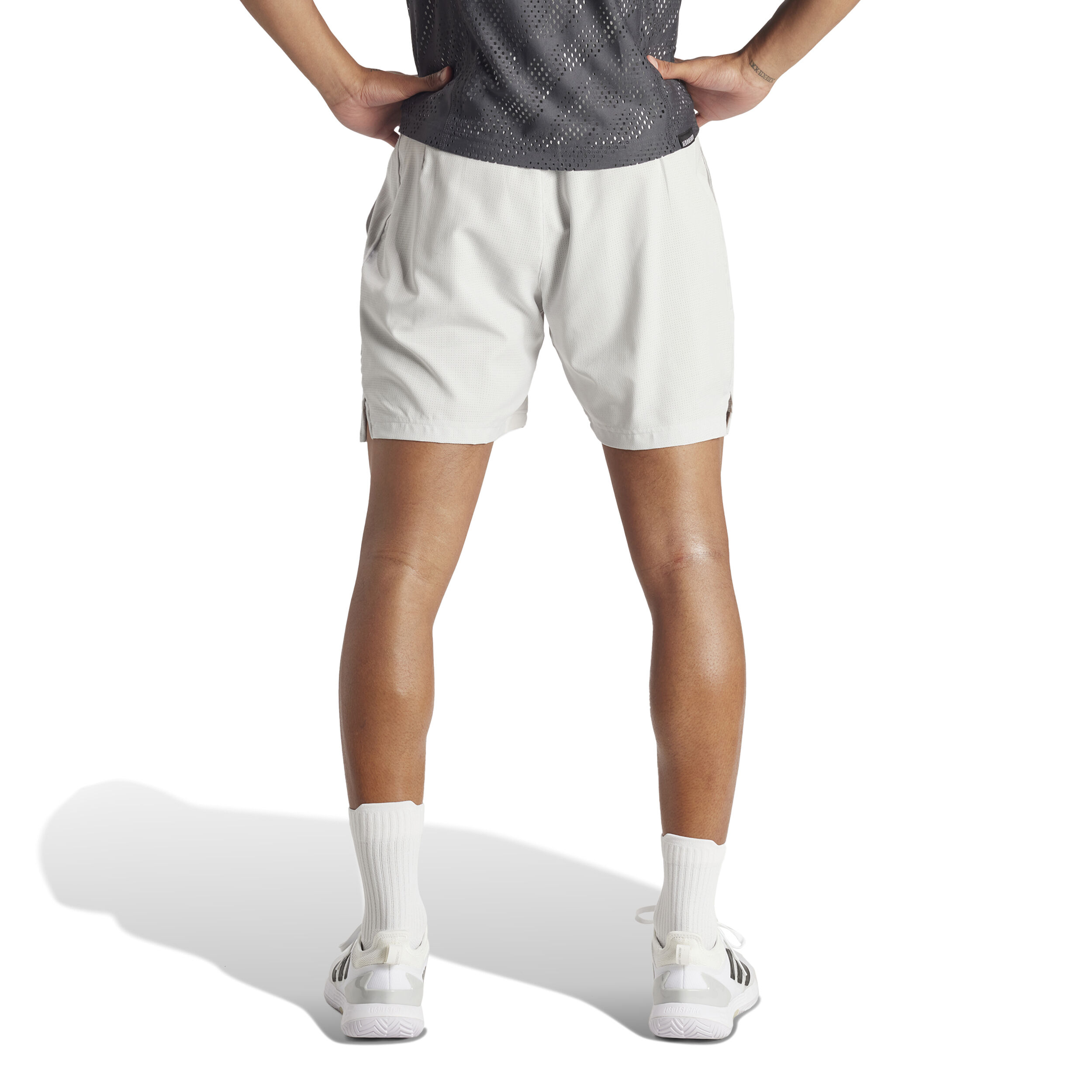 adidas Set With Tight 7in Shorts Hommes - Gris Clair , Noir