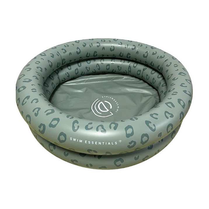 Swim Essentials Kinderzwembad Luipaard Groen, 100cm