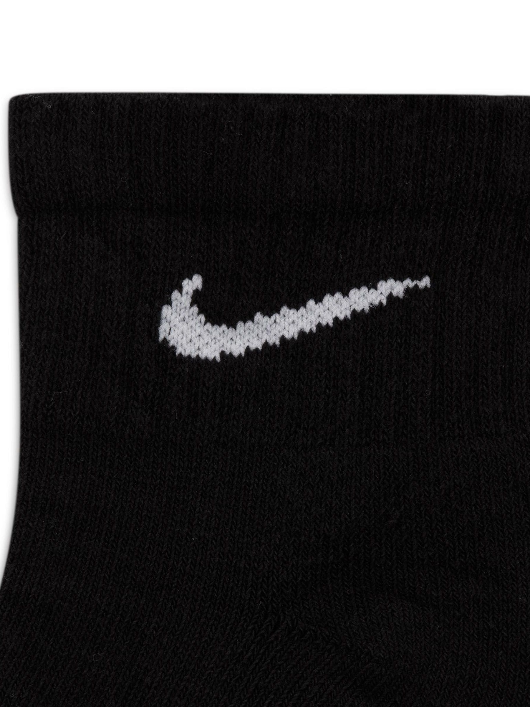 Zwart - Enkel - Nike - 6 Paar verzachte sokken voor alle dagen
