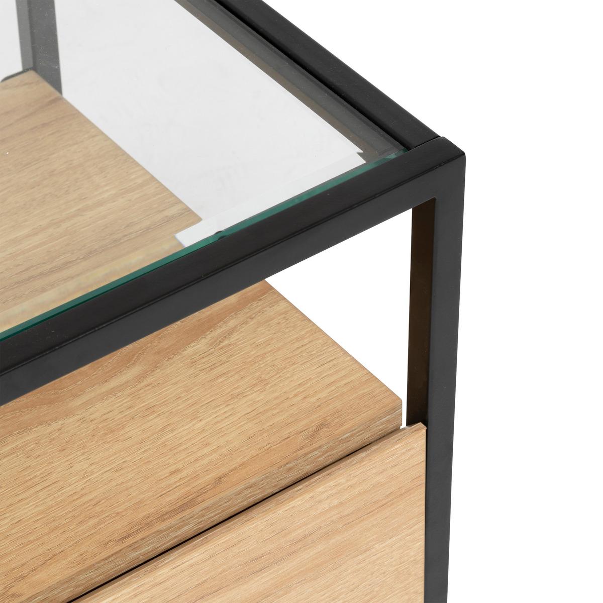 MEUBLE TV 3 TIROIRS ALDEA BEIGE D.160X50X40CM