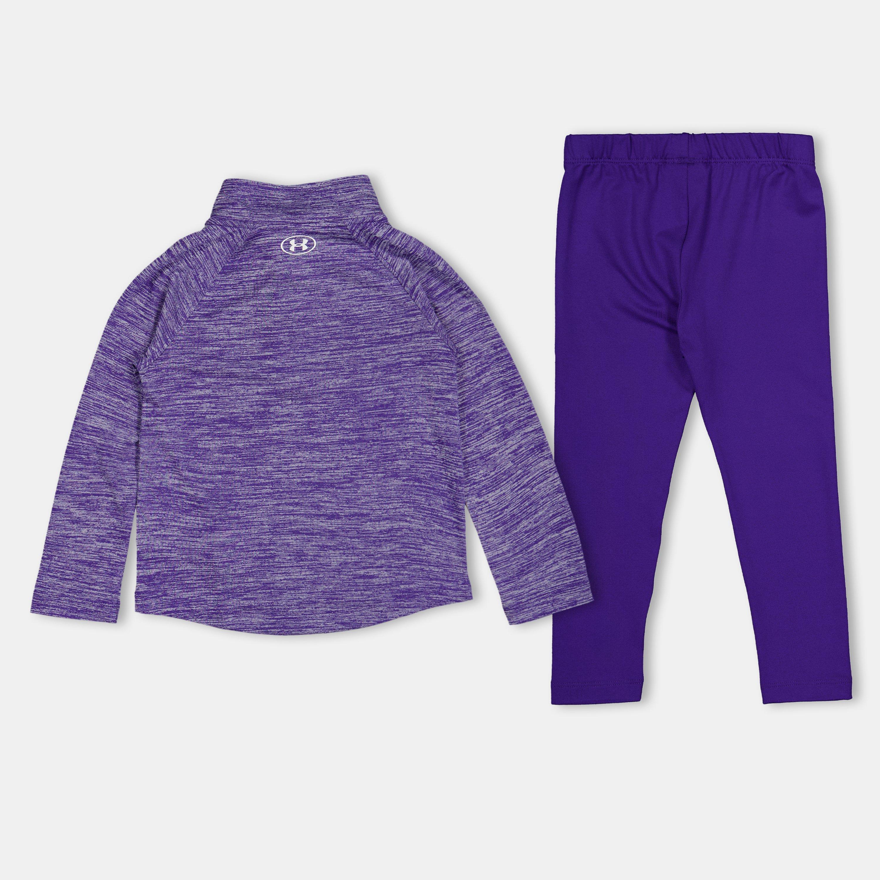 Under Armour UA Quarter Zip Sweater and Tracksuit Trouser Set Infants