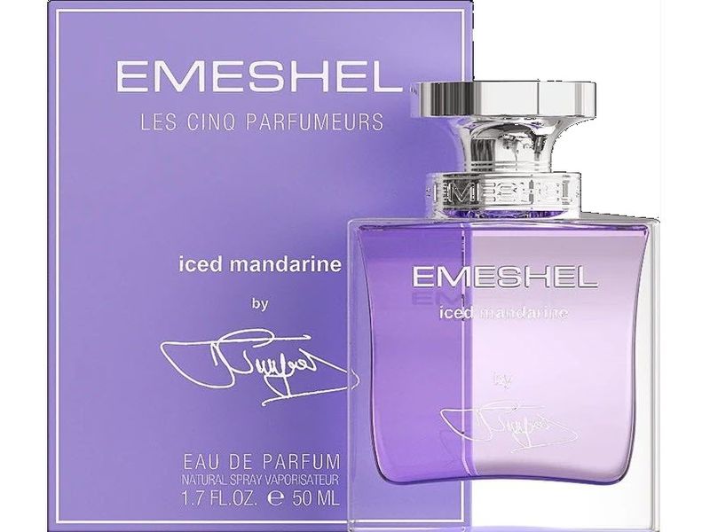 Emeshel Eau de Parfum Iced Mandarin 50 ml Aquatischer Duft mit Aromen kalt gepresster Zitrusöle und fruchtigen Noten