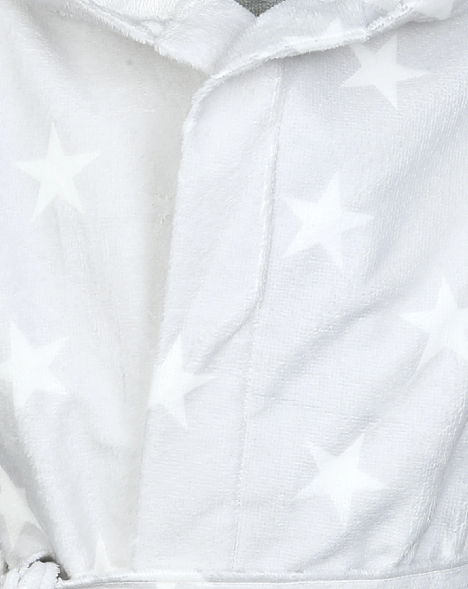 Bademantel STARS in grau