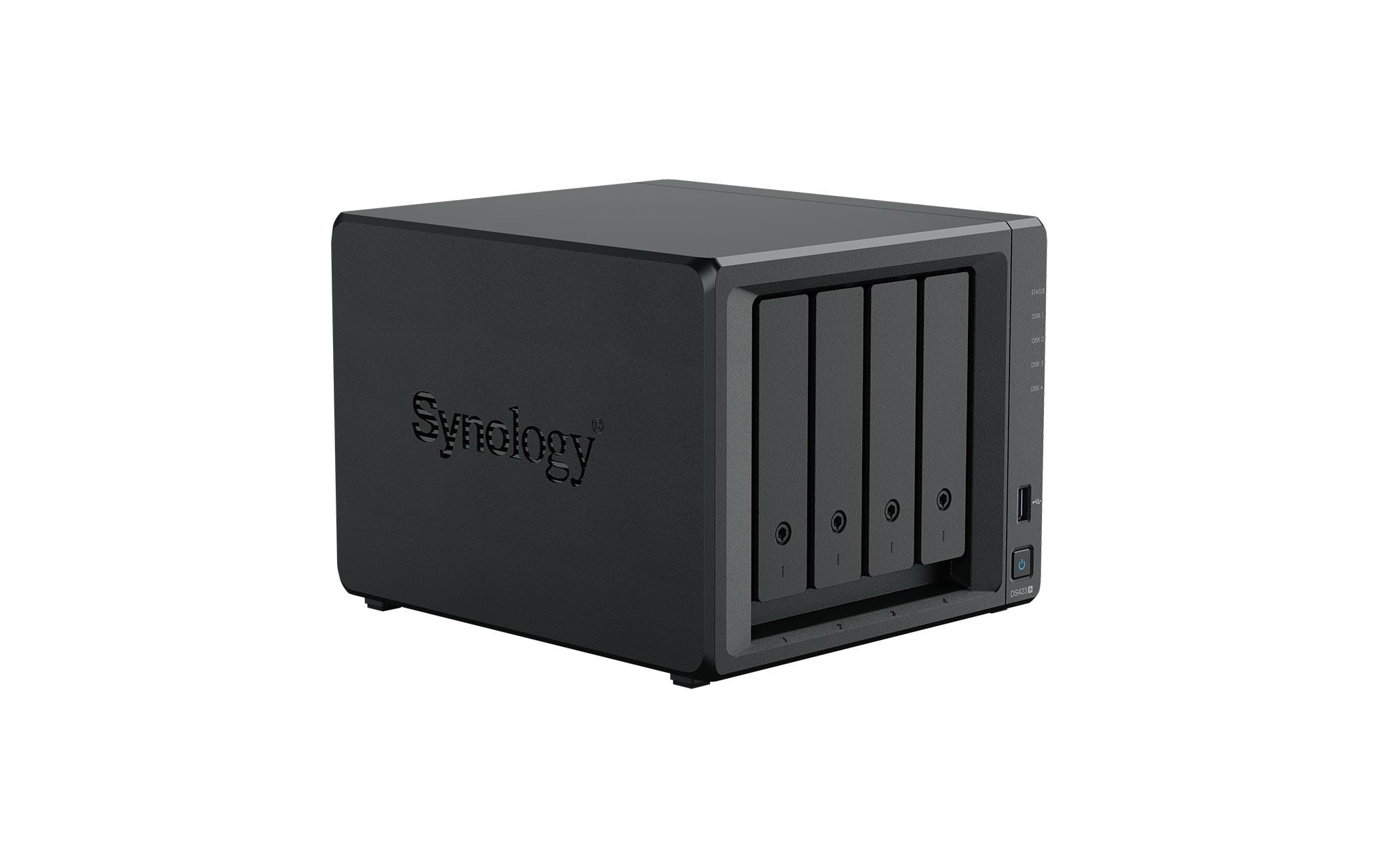 NAS DiskStation DS423+ 4-bay Synology Plus HDD 32 TB<br>Kompakte Speicherlösung mit vier Einschüben für 100% Datenkontrolle