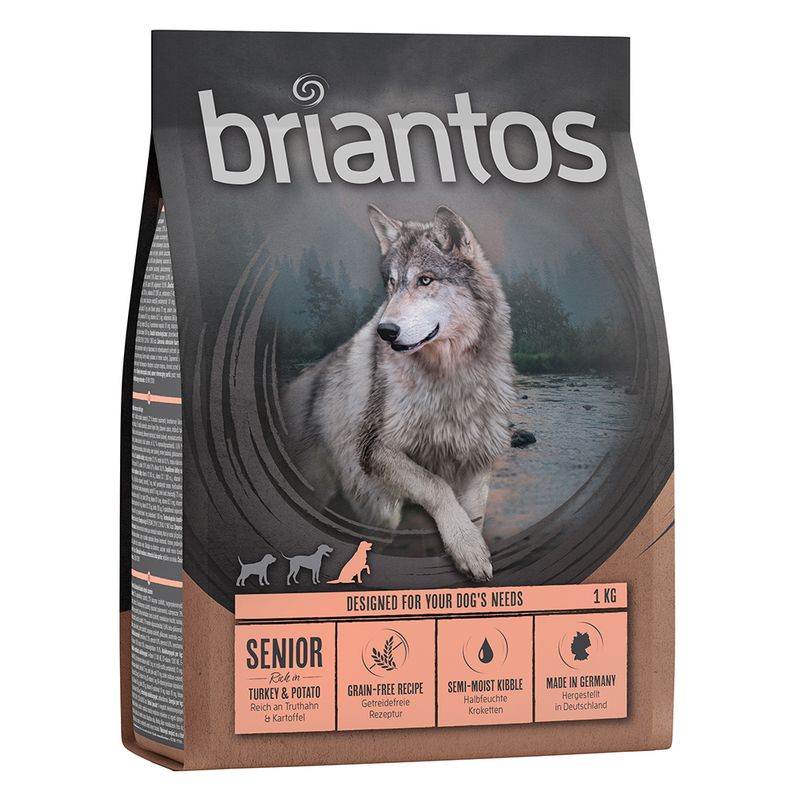 Briantos Senior dinde, pommes de terre - SANS CÉRÉALES pour chien