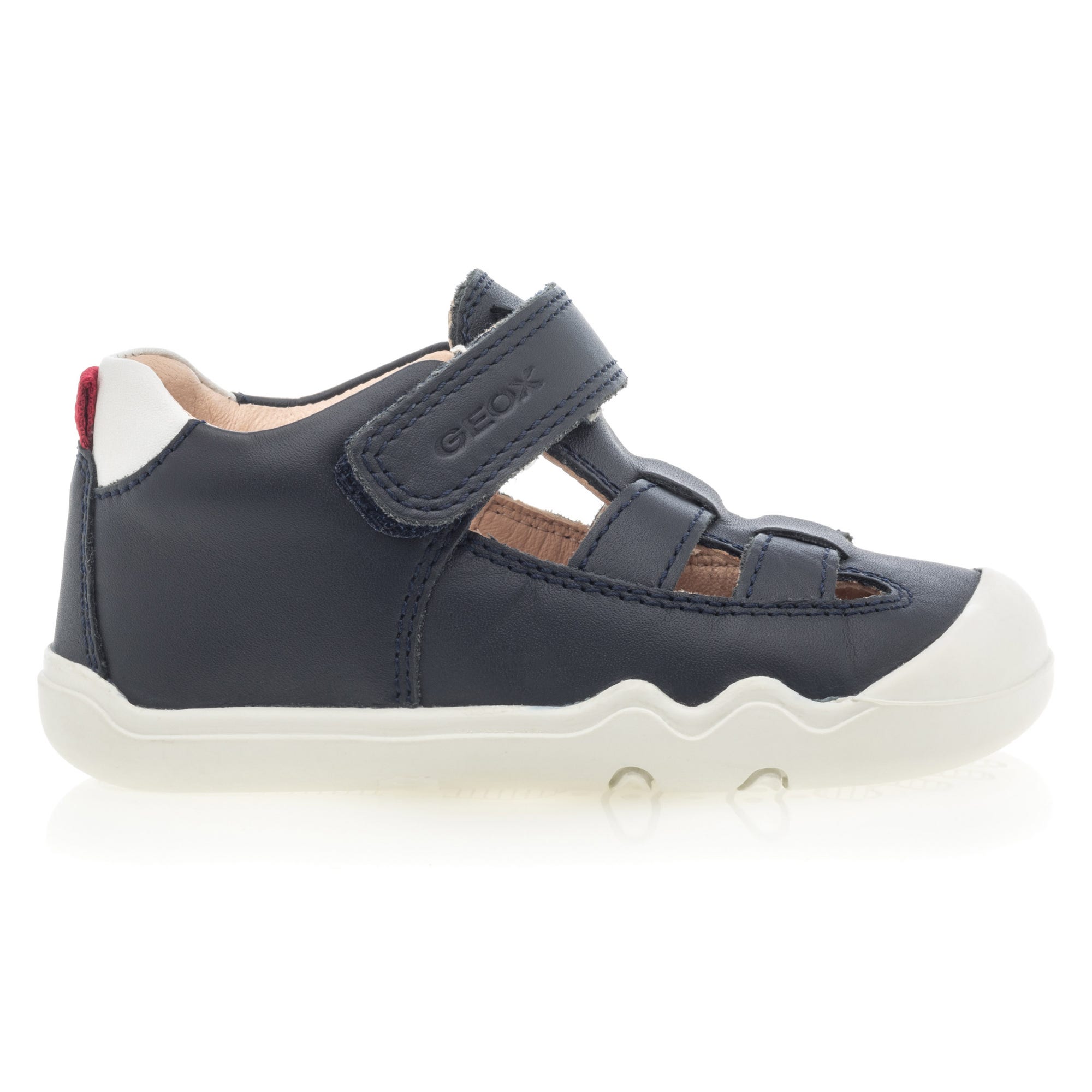 Babies Bébé garçon en cuir bleu marine