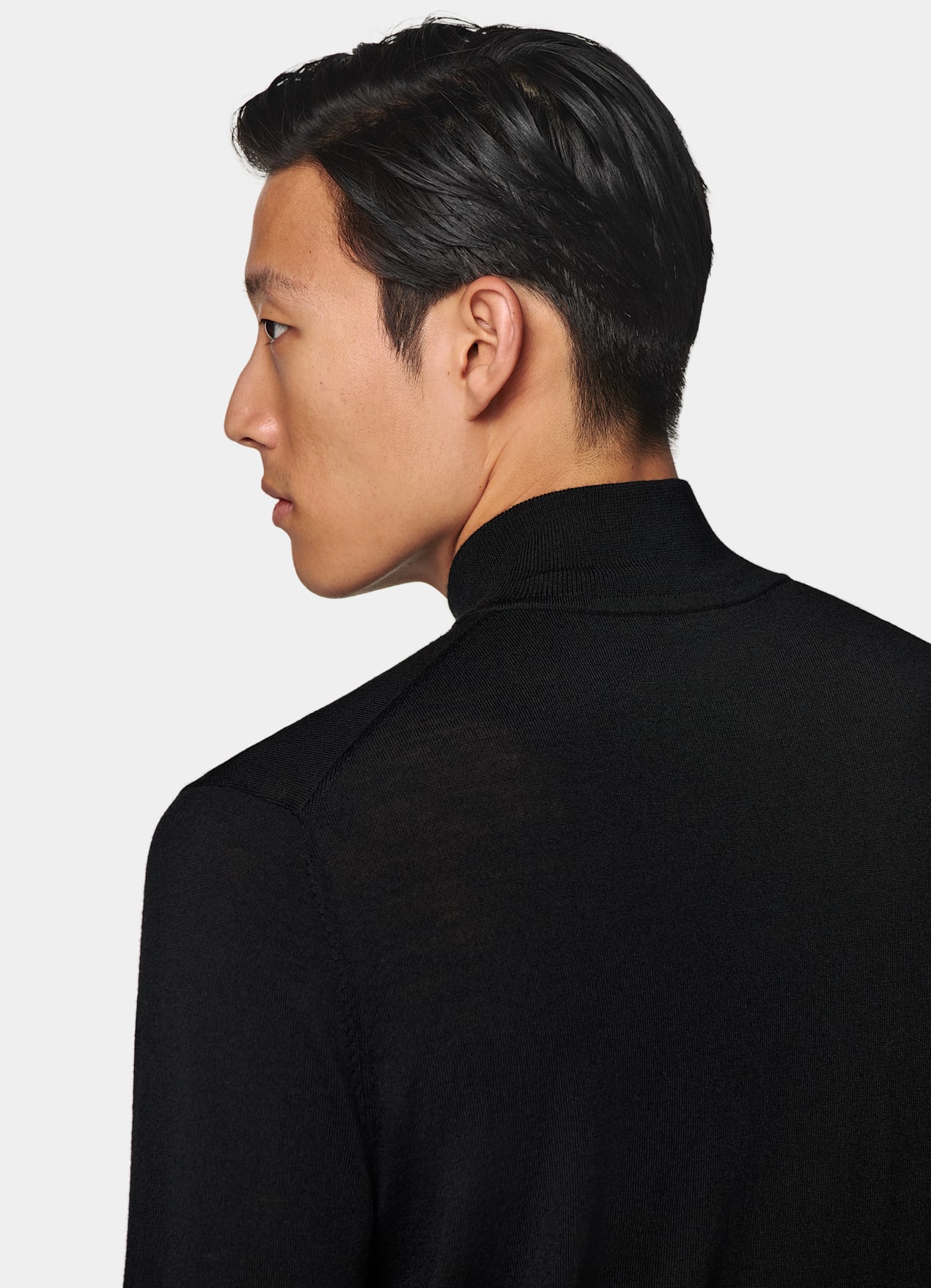 Cardigan zippé Merino noir