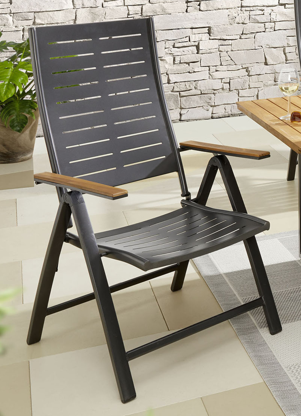Gartenmöbelserie Tinos mit Aluminiumgestell