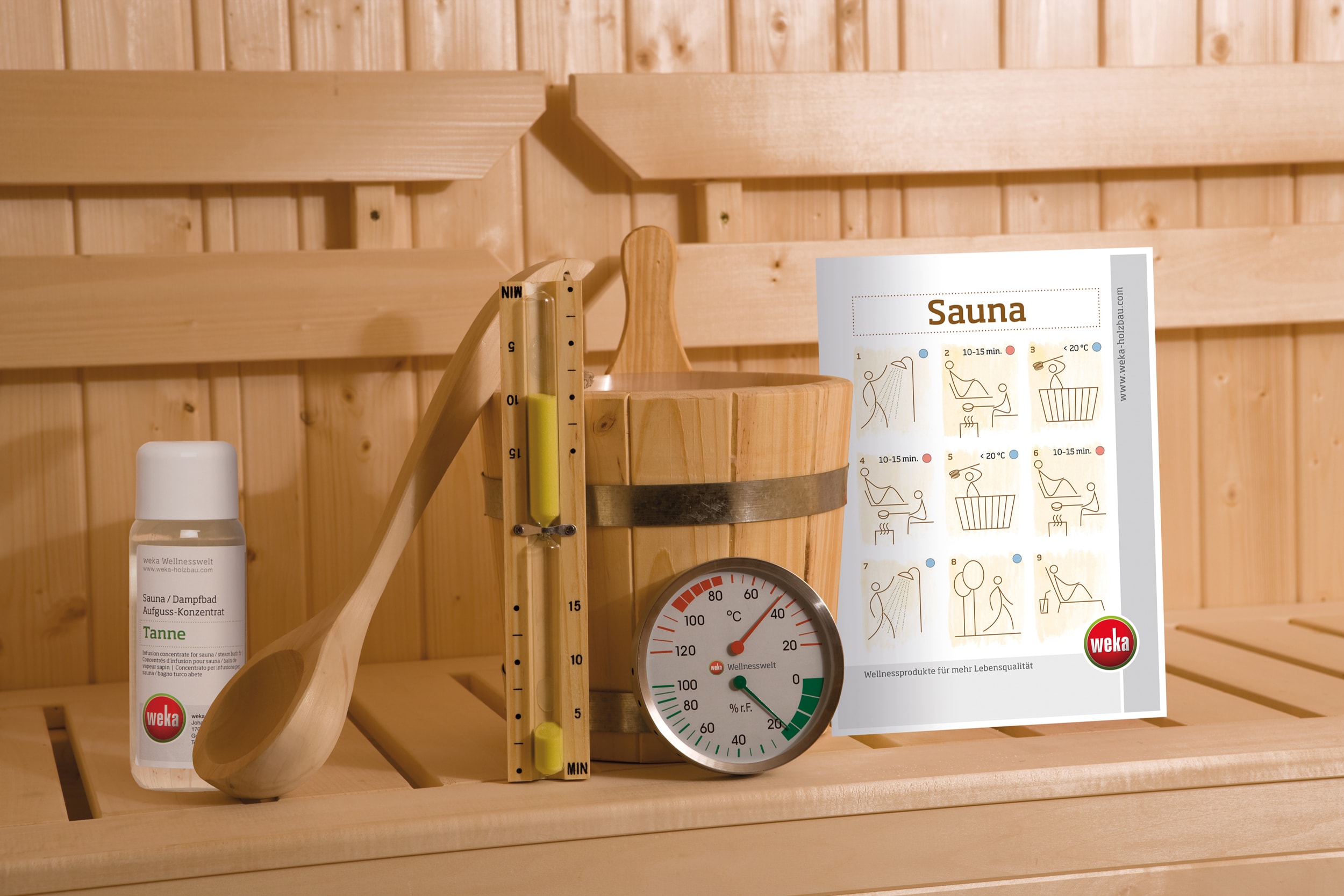 Weka Eck-Sauna Valida 1 Sparset 2, 189 x 203,5 x 139 cm