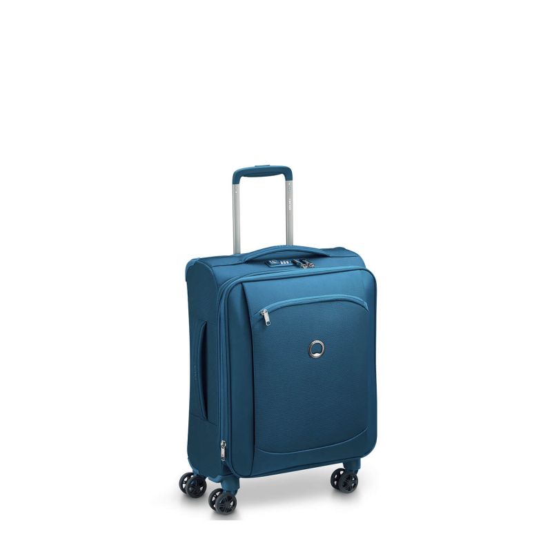 Valise cabine souple Montmartre Air 2.0 Extensible et slim en rPET 55 cm Bleu