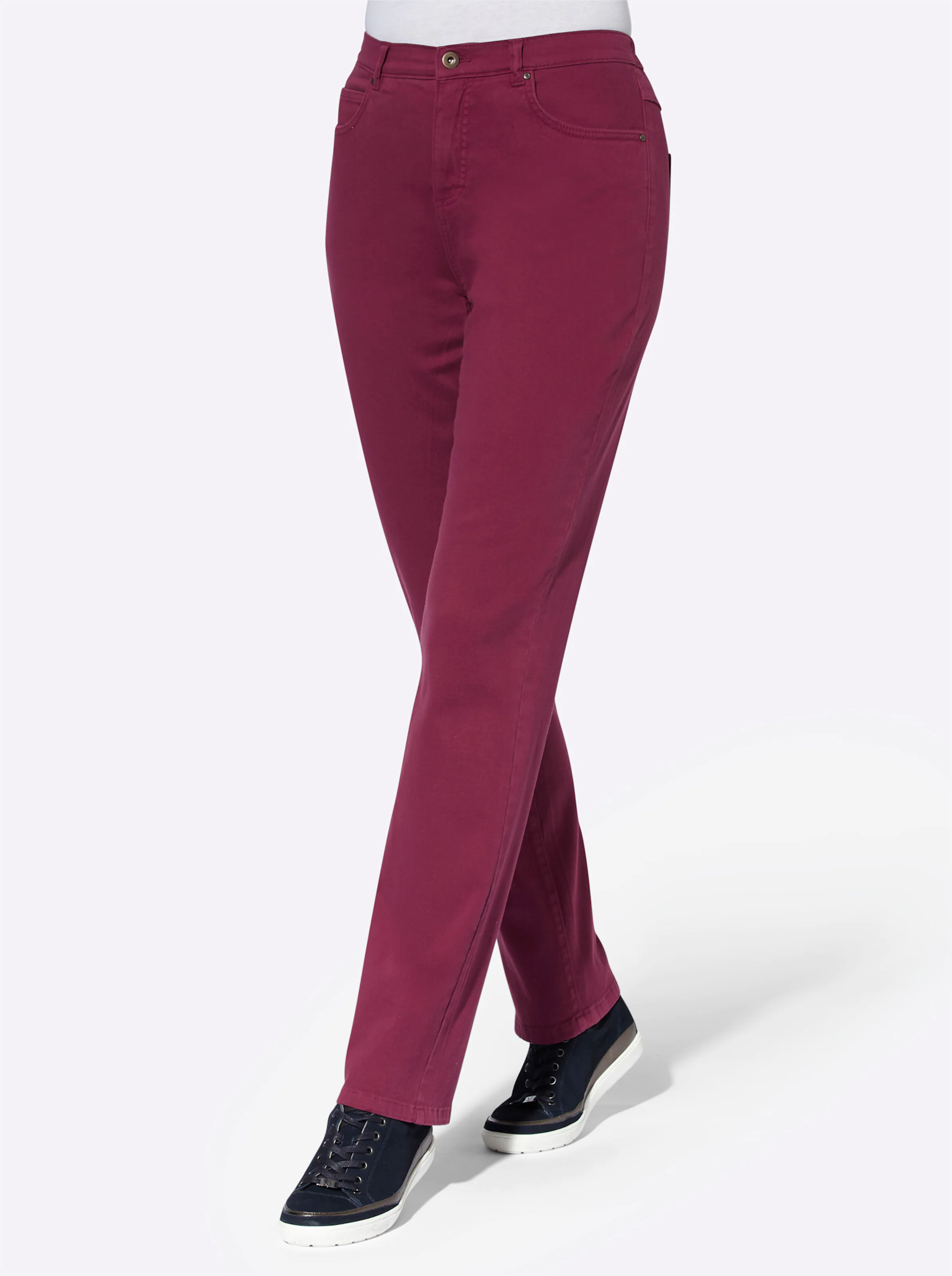 5-Pocket-Hose in bordeaux